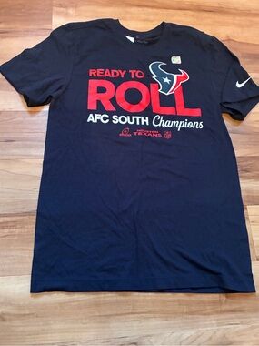 Nike Navy Houston Texans "Ready to Roll" Short Sleeve Tee